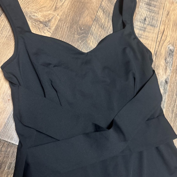 Halara Body Con Dress -Classic Black Sheath Dress with Sculpted Waist - Picture 7 of 12